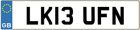 Truck License Plate